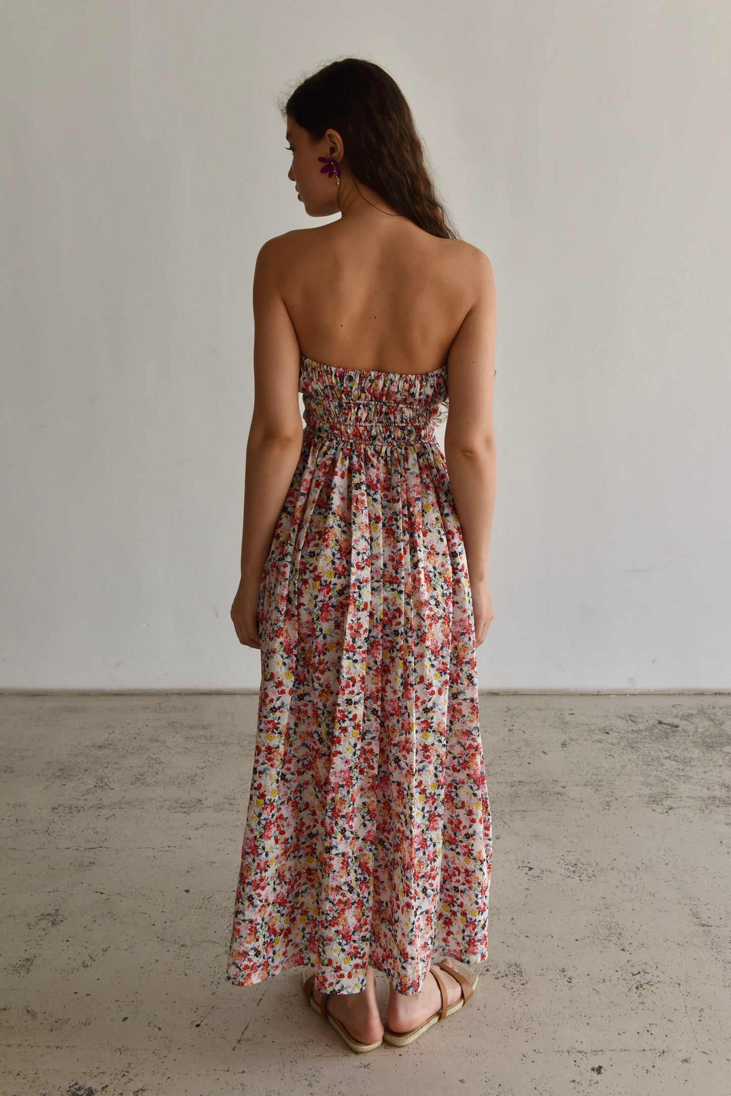 Strapless sundress