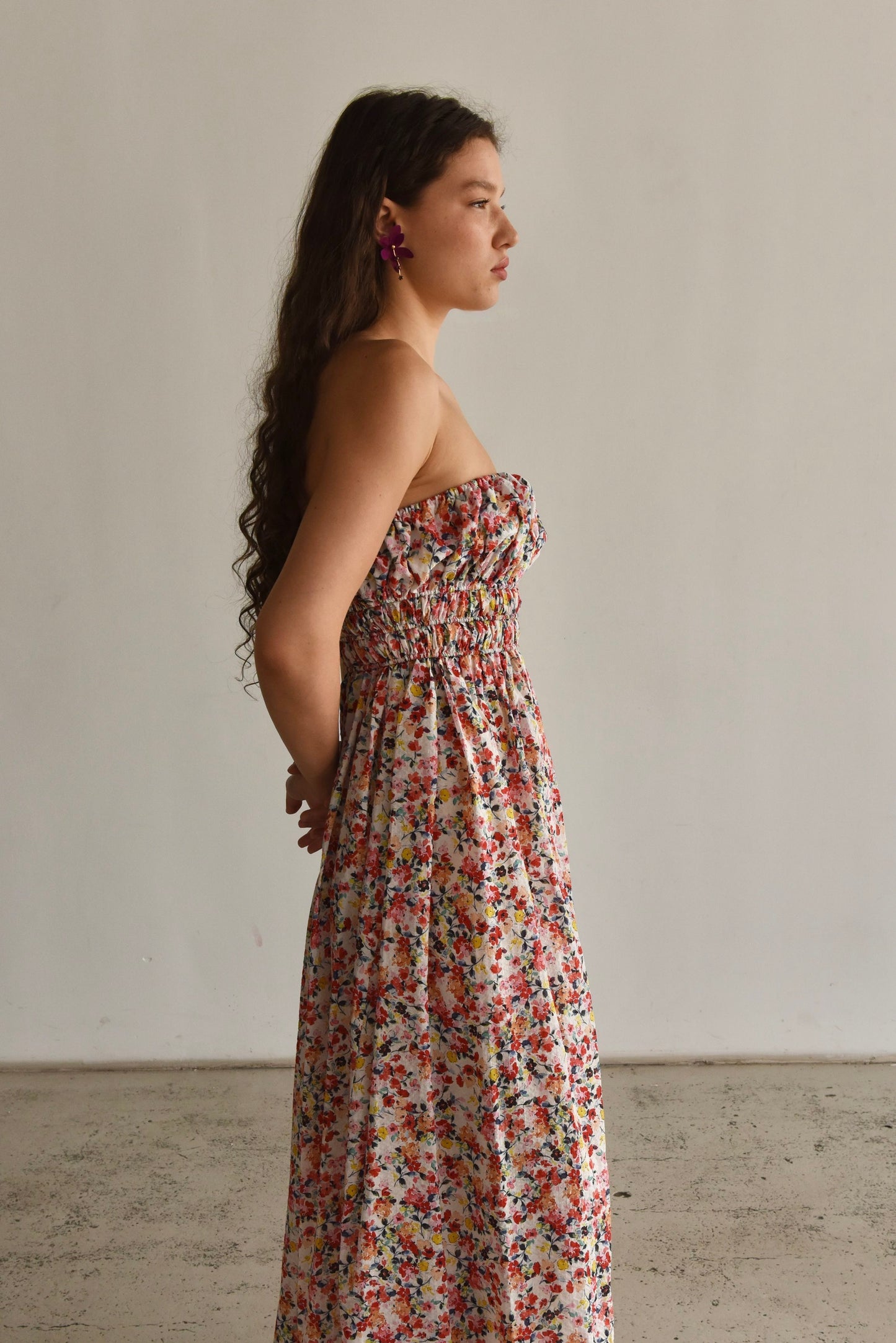 Strapless sundress