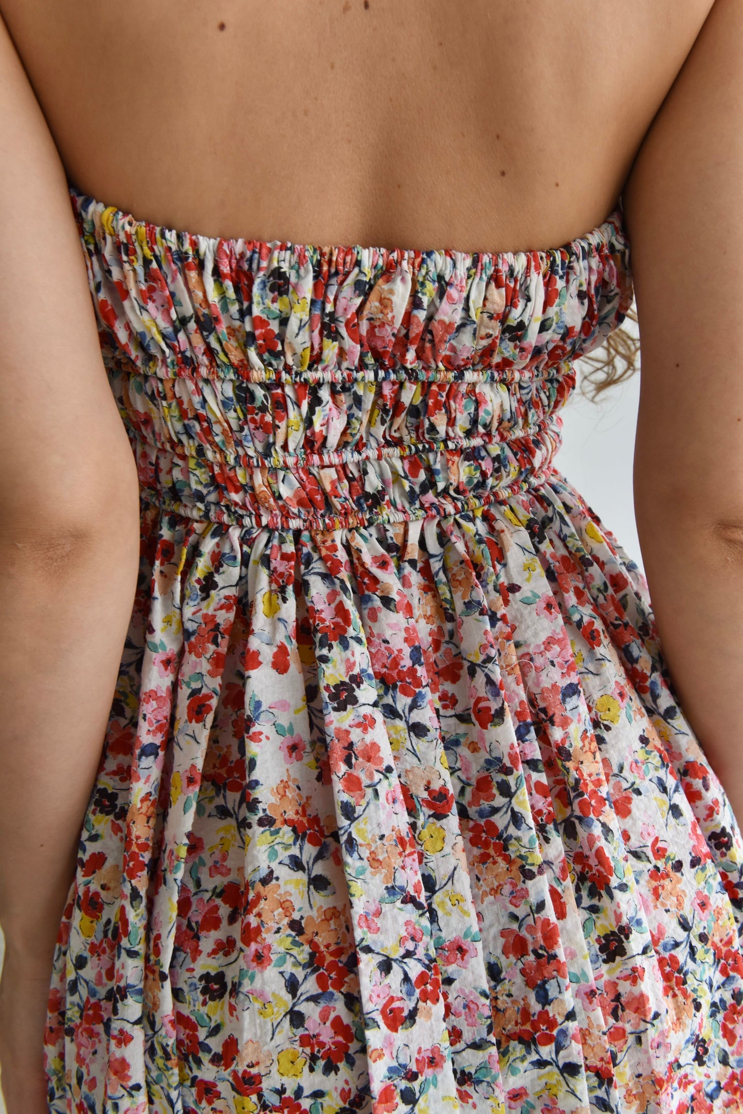 Strapless sundress