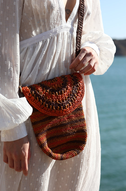 Woven raffia bags