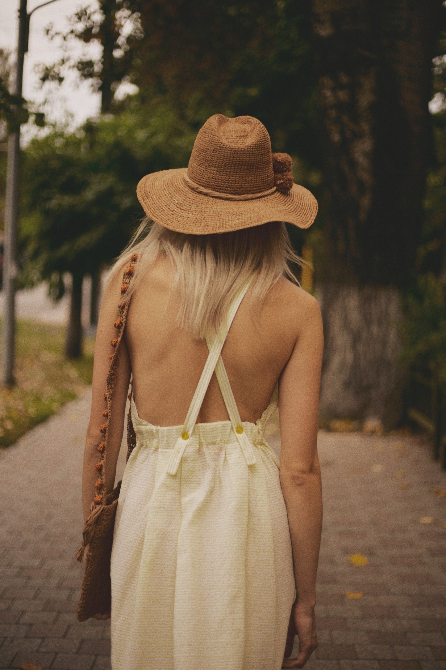 Hat in raffia