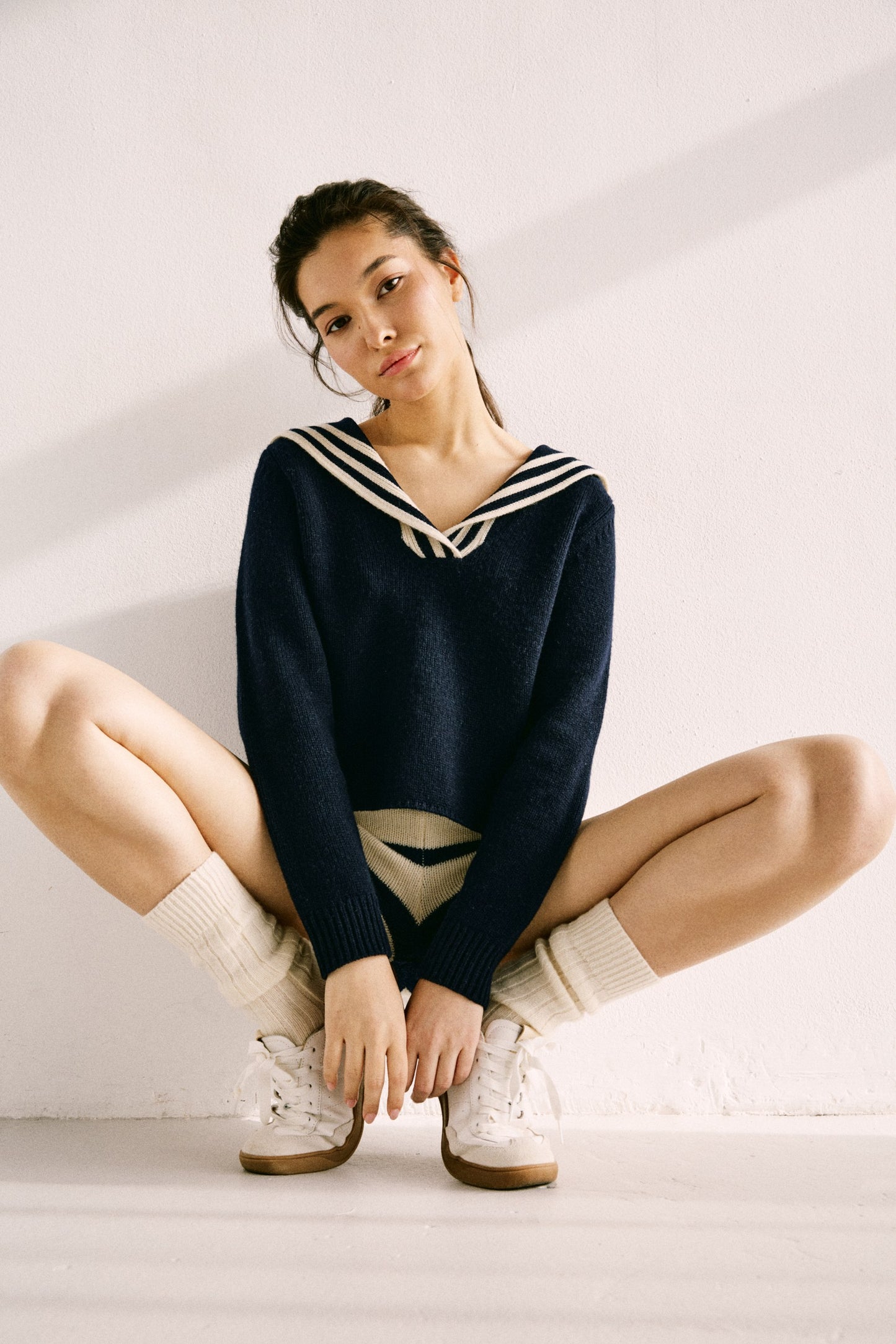 Sailor style sweater