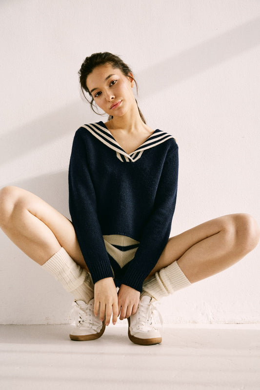 Sailor style sweater