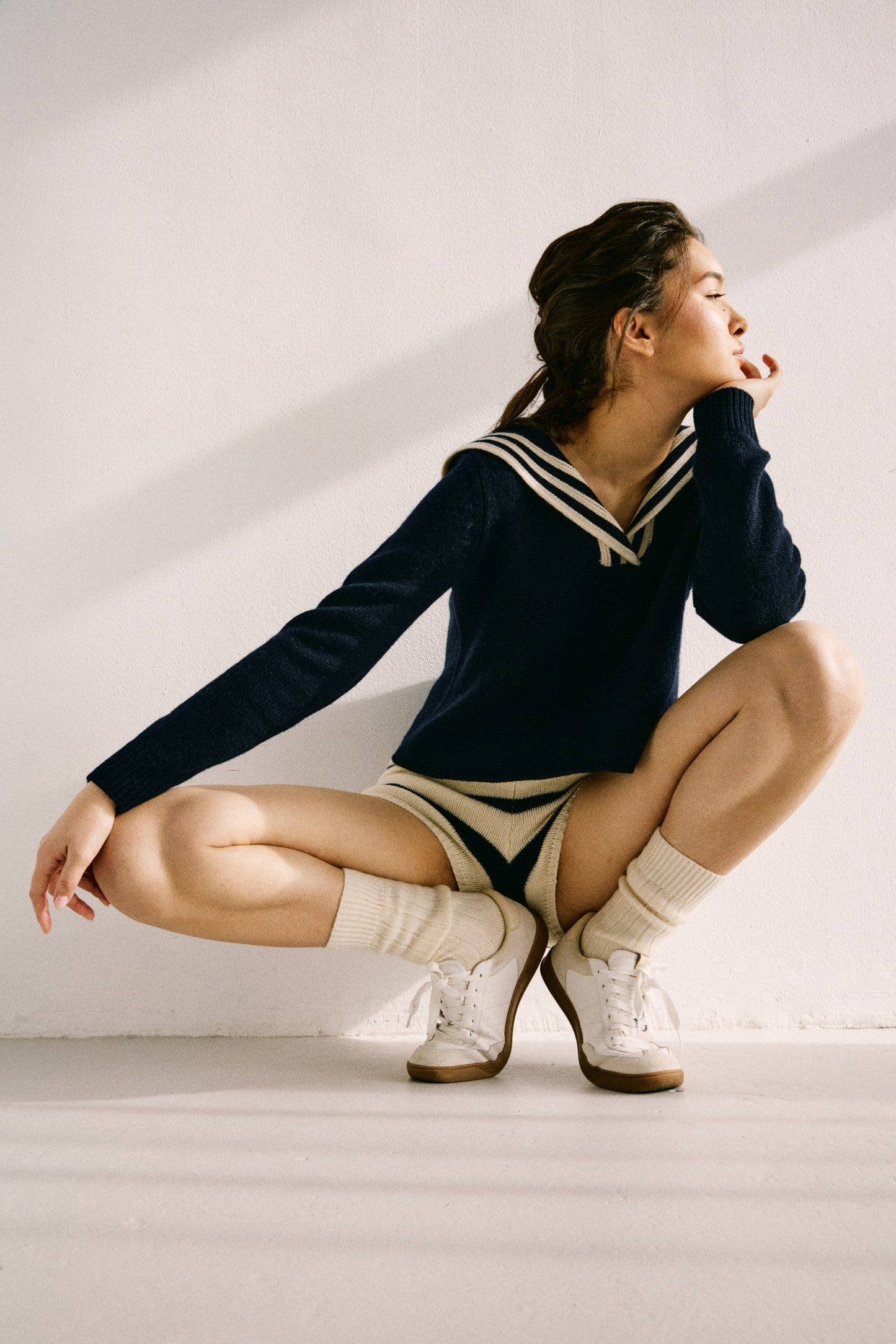 Sailor style sweater