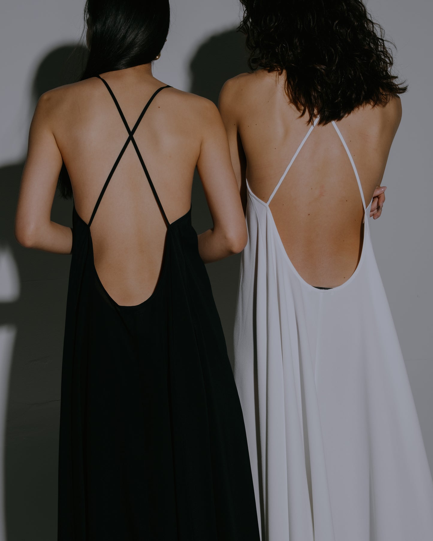 Open back dresses